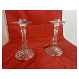 2 Pcs - Glass Candle Stands