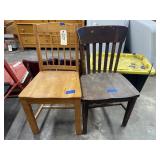 2 - Wooden Chairs