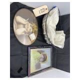 2 - Framed Portraits - Metal Basket  & More