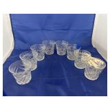 8 Pcs - Anchor Hocking Star of David Glasses