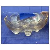 Oval Iridescent Louisa Floragold Dish