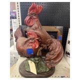 Large Chicken & Rooster Statue
