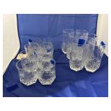14 Pcs - Clear Glass Tumblers