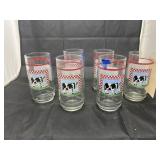 6 Pcs - Cow Themed Drinking Glasses