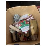 Small Metal Buckets - Christmas Tin - Glue Gun