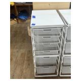 Metal 6-Bin Organizing Unit 14"L x 21"W x 35"H