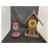 Hummingbird Feeder & Seed Feeder