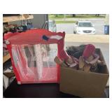 3 Dolls w/Plastic Wardrobe