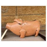 Metal Pig Planter