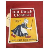 Porcelain Sign Single Sided "Old Dutch Cleanser"