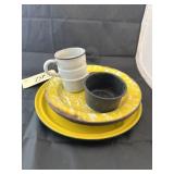 9 Pcs Metal - Vintage Flour Sifter - Coffee Mug -