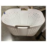 Plastic Laundry Basket w/Handles