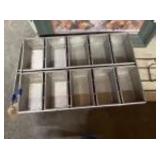Commercial 10 Hole Loaf Pans
