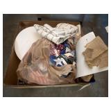 Box of Quilting Scraps - Styrofoam Stands