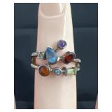 925 Real Gemstone Ring
