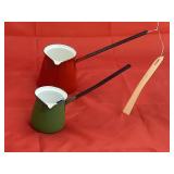2 Pcs - Enameled Dippers