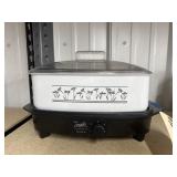 Casserole Tin & Elec Skillet w/Cord