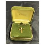 12K Gold Filled Cross Pendant on Chain