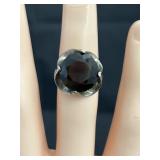 925 Smoky Topaz Ring