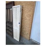3-Panel Room Divider w/Shutter Shades 17"W