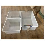 3 Pcs - Wire Mesh Organizing Bins - Wall Dï¿½cor