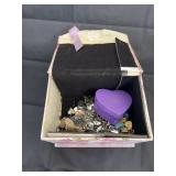 Bag of Assorted Metal Costume Jewelry