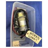 Electronic Fuel Pump in Plastic Bin