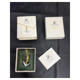 Swarovski Crystal Pendant & Chain
