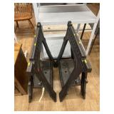 2 - Plastic Stanley Folding Saw Horses