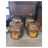 4 Pcs - Treasure Craft Canisters