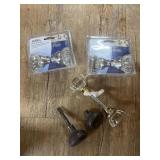 Bag of Vintage Glass Doorknobs & More