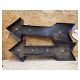 2 Pcs - Battery Op Lighted Arrow Signs