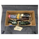 Box of Avon Cologne Bottles