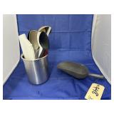 2 Pcs - Metal Ice Scoop - Stainless Steel Jar w/As