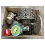 Box of Assorted Tins & Baskets