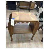Wood Magazine Rack/Table 26"L x 14"W x 27"H