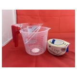 6 Pcs - Oxo Measuring Cups - 4 Porcelain Cups