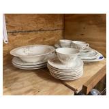 22 Pcs - Pope Gosser China - Cups - Saucers