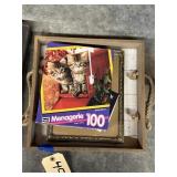Metal Pic Frame - Wood Basket - Jigsaw Puzzle