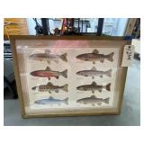 Framed Rare Trout Poster