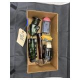 Box of Avon Cologne Bottles