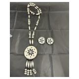 Bag of Native American Beaded Necklace
