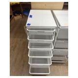 Metal 6-Bin Organizing Unit 14"L x 21"W x 35"H