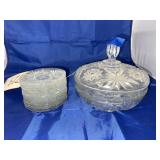 16 Pcs - Anchor Hocking Star of David Coasters