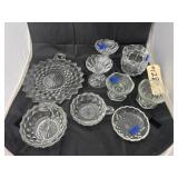 Clear Glass Plate - Bowls - Small Compotes