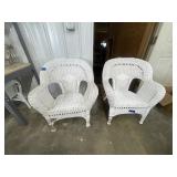 2 - Wicker Side Chairs