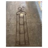 Metal Rooster Wall Plate Rack