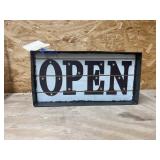 Small Lighted "Open" Sign