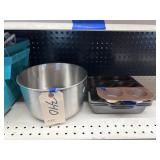 Stainless Steel Bowl - Brownie Pans - Muffin Tin
