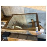 Wood Framed Wall Mirror 45"L x 35"H